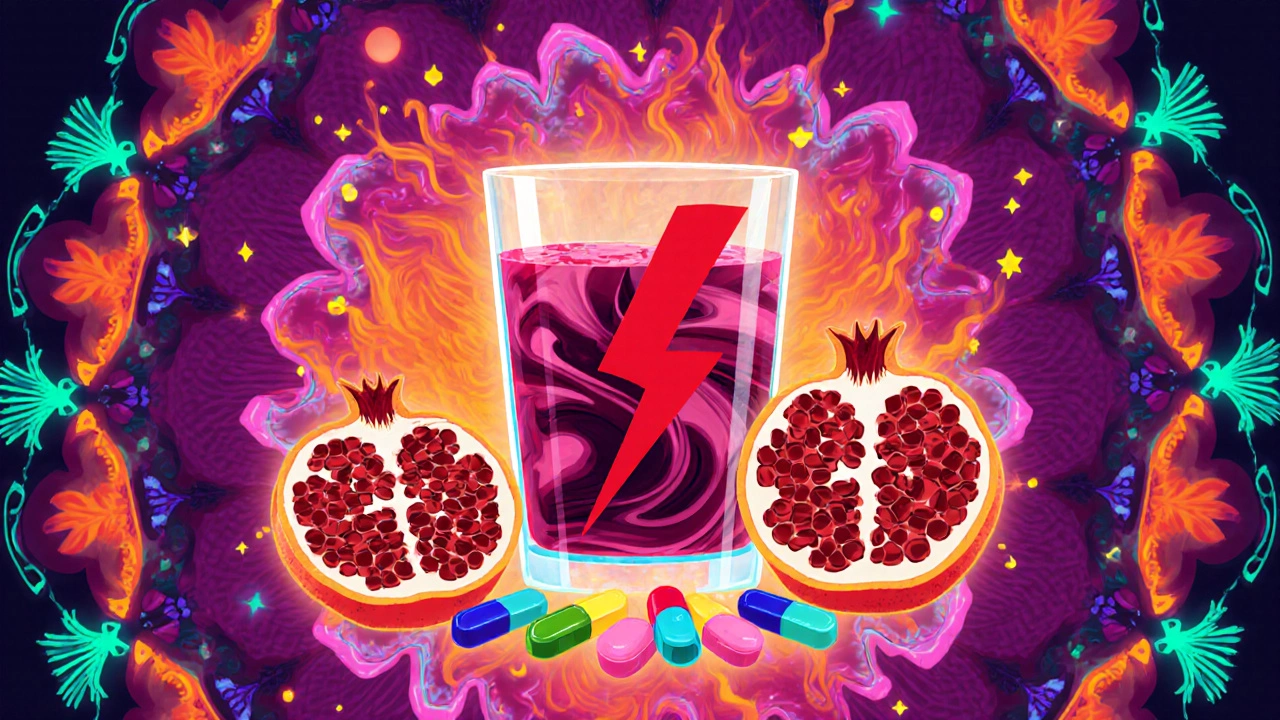 Pomegranate Juice and Medications: What You Really Need to Know About Drug Interactions