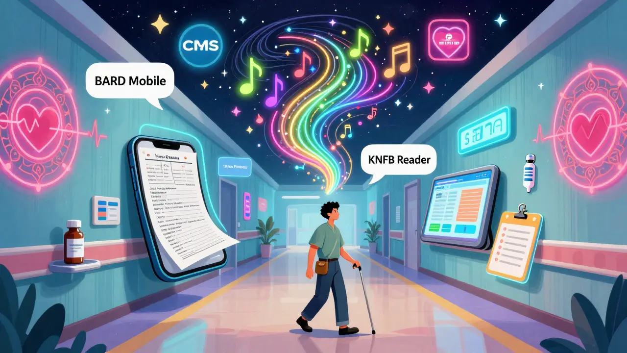 Accessible Audio Resources for Visually Impaired Patients: Essential Tools for Health Information